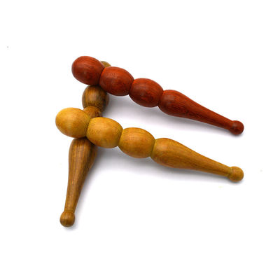 Propriedades Massagista Massagem de acupressão manual de madeira ferramenta de reflexologia facial para relaxamento de tecidos profundos
