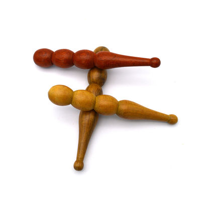 Propriedades Massagista Massagem de acupressão manual de madeira ferramenta de reflexologia facial para relaxamento de tecidos profundos