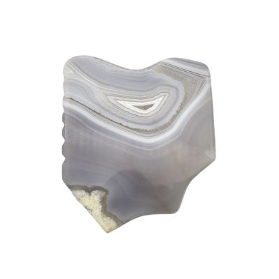 Cuidados com a Saúde do Corpo Agate Listrado Cinzento Jade Gua Sha Pedra Guasha Tabuleiro Massagem Personalizada Escravação Ferramenta de Terapia para Rosto e Corpo