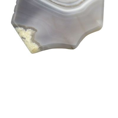 Cuidados com a Saúde do Corpo Agate Listrado Cinzento Jade Gua Sha Pedra Guasha Tabuleiro Massagem Personalizada Escravação Ferramenta de Terapia para Rosto e Corpo