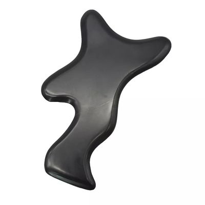 Pedra Bian Grande Negro Gua Sha Drenagem Linfática Ferramenta de massagem para pescoço costas ombro cintura glúteos Terapia corporal Ferramentas de massagem