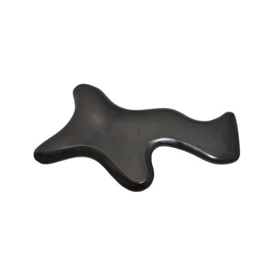 Pedra Bian Grande Negro Gua Sha Drenagem Linfática Ferramenta de massagem para pescoço costas ombro cintura glúteos Terapia corporal Ferramentas de massagem