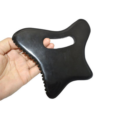Massagista corporal com 2024 Pedras Bian Preto Grande Tamanho Pedras Gua Sha e Tamanho do Produto 165*140*50mm