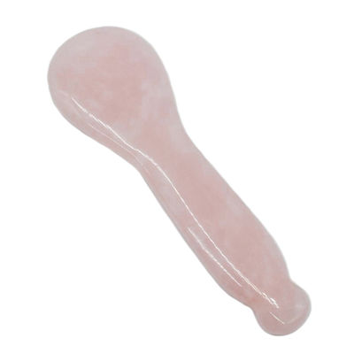 2024 Produtos de tendência Rosa Quartz Stick Stone Gua Sha Pen para Olhos e Rosto Natural Jade Cuidados de Saúde