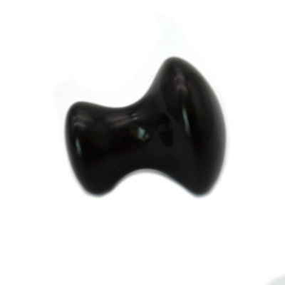 Kit de massagem de pedra de jade natural polida com pedra de aventurina verde e pedra de obsidiana preta em forma de cogumelo para Gua Sha