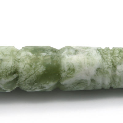 Ponto de Massagem Gua Sha Acupressão Guasha Massagista Adesivo Manual feito de Jade Verde Natural Massagem Bastão Para Propriedades do Pé
