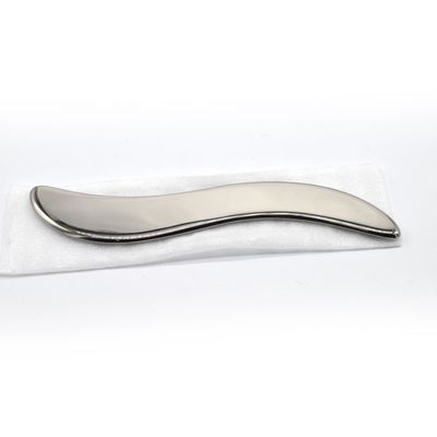 Logotipo personalizado aceito ferramenta profissional de aço inoxidável Gua Sha IASTM para massagem corporal
