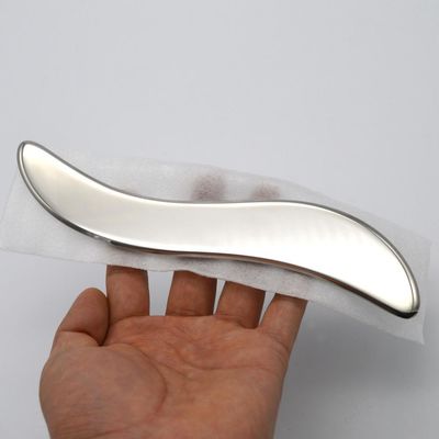 Logotipo personalizado aceito ferramenta profissional de aço inoxidável Gua Sha IASTM para massagem corporal