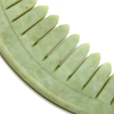 Massagista facial 2019 Gua Sha Xiuyan Jade raspando massagem pente com cabelo para regular a função regular o corpo