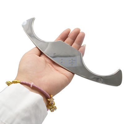 Massagista 2024 Gua Sha Tabela de raspagem Ferramenta de massagem de aço inoxidável Retro Meridiano de raspagem Guasha para OEM ODM