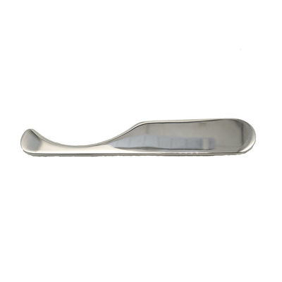 15.5 * 2.5cm Gua ShaArgento Tabela de massagem de raspagem Corpo Guasha Massagem Ferramenta Ferramentas de raspagem de aço inoxidável para alívio da dor