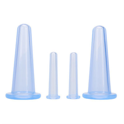 Terapia Facial Cupping Set 4 em 1 Copas de silicone para aparelhos de medicina chinesa e Eco-friendly