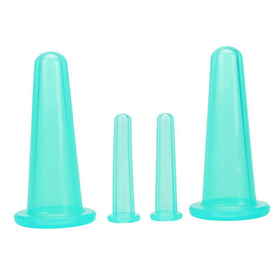 Terapia Facial Cupping Set 4 em 1 Copas de silicone para aparelhos de medicina chinesa e Eco-friendly