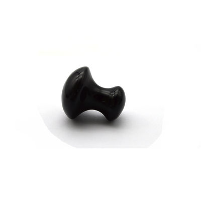 2024 Natural Negro Obsidiana Cogumelo Guasha Beauty Massage Gua Sha Stone Para Rosto Corpo Modo No ABK-59