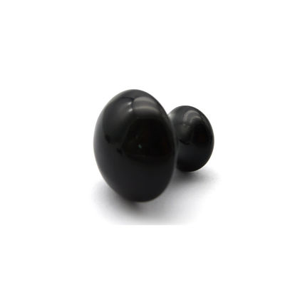 2024 Natural Negro Obsidiana Cogumelo Guasha Beauty Massage Gua Sha Stone Para Rosto Corpo Modo No ABK-59