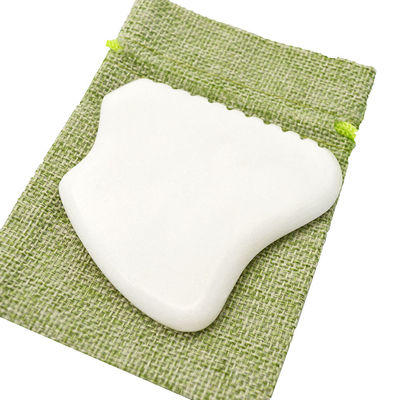 Bian Natural Stone Facial Guasha Scraping Tool Mode No abk-204 Marca privada Gua Sha Jade Therapy Ferramentas de massagem facial