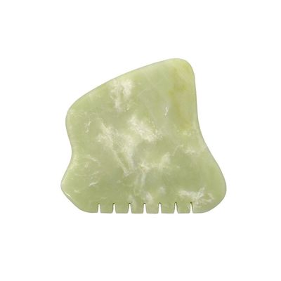 Bian Natural Stone Facial Guasha Scraping Tool Mode No abk-204 Marca privada Gua Sha Jade Therapy Ferramentas de massagem facial