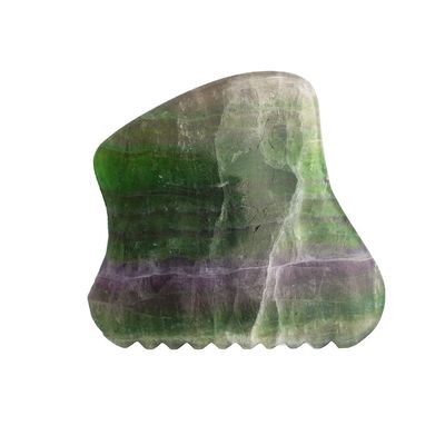 Bian Natural Stone Facial Guasha Scraping Tool Mode No abk-204 Marca privada Gua Sha Jade Therapy Ferramentas de massagem facial