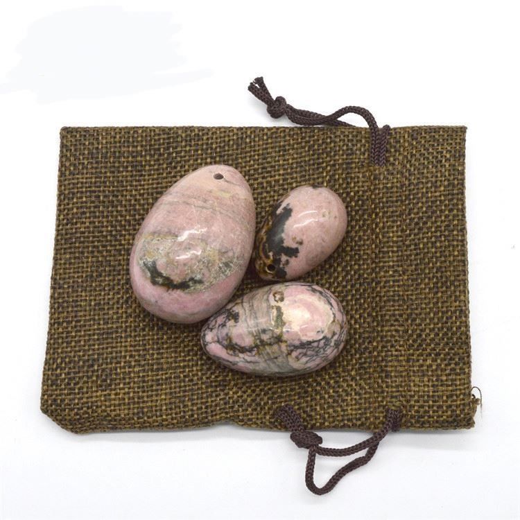 Exercício de Kegel Ovos Rodonita Pedra Jade Yoni Massagem para o Bem-Estar Emocional da Mulher
