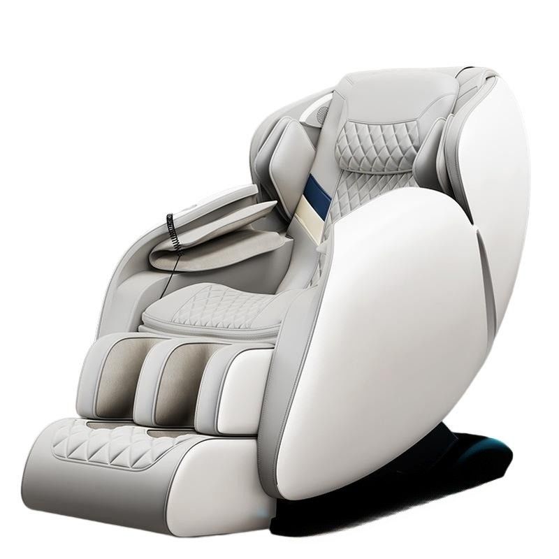 Mobiliário Comercial Cadeira de Massagem Elétrica Preto Cinza Reclinável Equipamento de Salão de Spa IA Inteligente Calor Massagem de Corpo Inteiro
