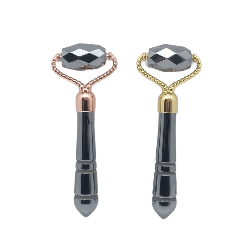 Massagem Facial Terahertz Pedra Face Guasha Roller Energy Stone Massager Facial para beleza natural Massagem de pele e músculos