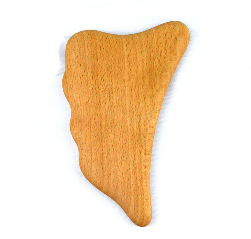 Logotipo personalizado Massagista de madeira Gua Sha Ferramenta de massagem corporal para auto-cuidado da pele Spa Elevação facial de beleza