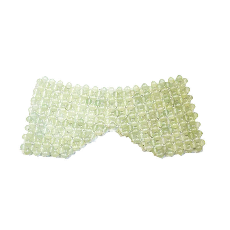 100% de Pedra de Jade Natural Massagem à Mão Cobertura de Olhos para Refrigeração e Acalmar Olhos Cansados