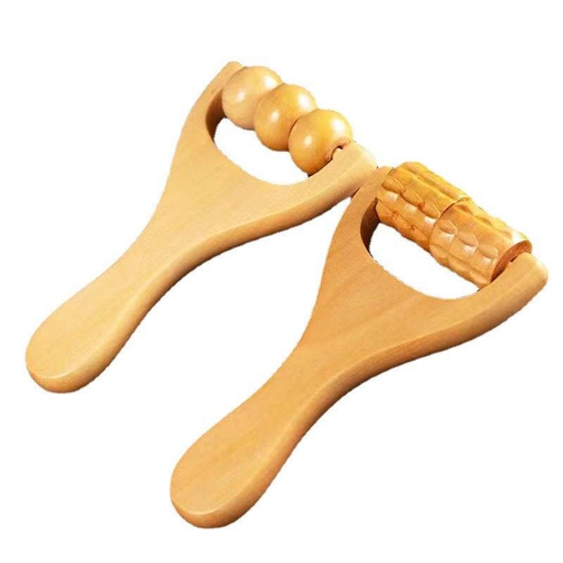 Roller Facial de madeira Face Erva Árvore Massagem de madeira Para Produtos de Tendência Ferramentas de beleza Para Mulher Face Massagem da pele