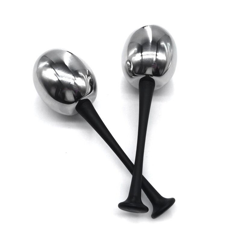 Logotipo personalizado DisponívelGlobos de gelo de aço inoxidável para mulheresRosto Olhos de beleza Cryo Sticks Roller Gua Sha Ferramentas de congelamento