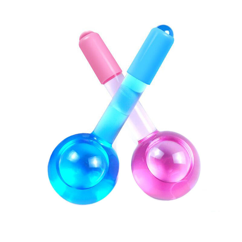 Massagem facial Globo de refrigeração Borosilicato Globo de gelo de vidro para tratamentos faciais Roller Ball Spa Face Lift Beauty Skin Care
