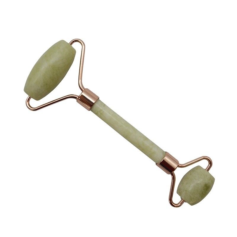Área de massagem facial Roller de massagem facial Xiuyan Jade Stone Guasha Roller para rejuvenescer a pele e remover rugas