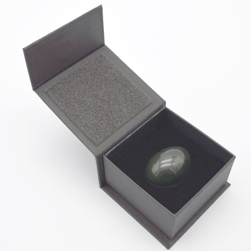 Ovos de Yoni de Jade Verde Gravura Nefrita Ovos de Jade para Exercício Vaginal Escultura Tipo Gravura