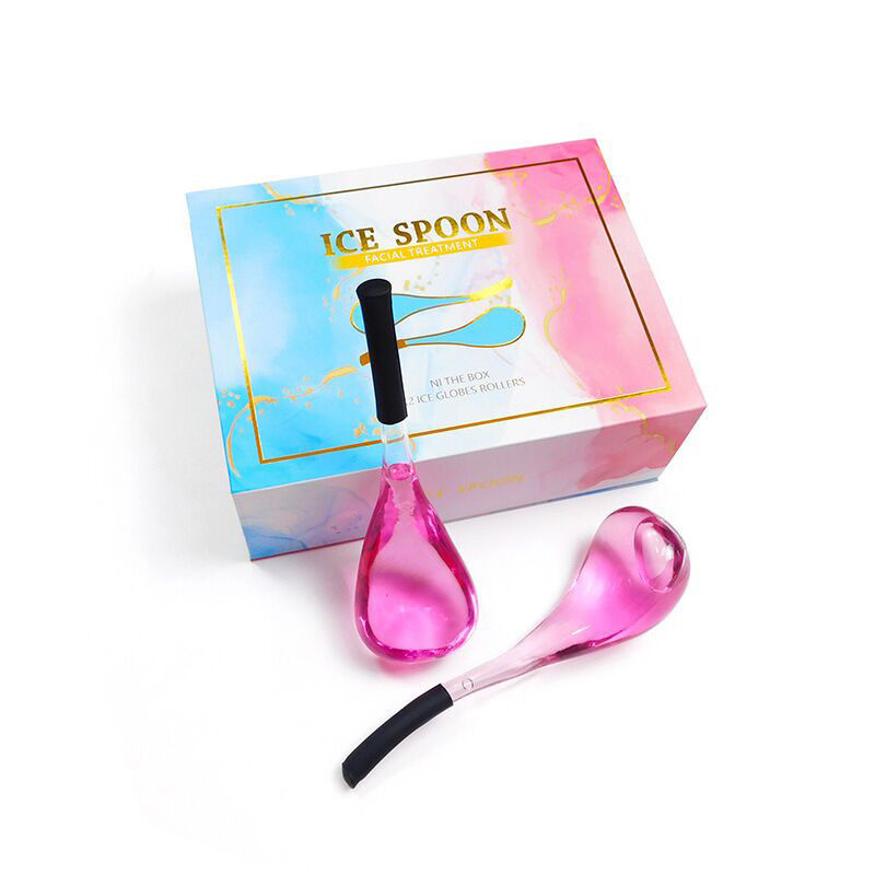 Função de massagem Glóbulos de gelo Ferramentas de cuidados da pele facial para mulheres Beleza Cryo Sticks para meninas Mulheres Refrigeração Glóbulos de Spa Roller Frio