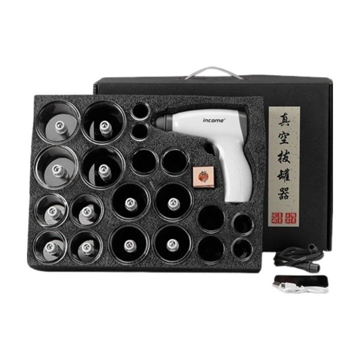Conjunto de 20 peças Elétrico Guasha Cupping Massagista de Sucção para Massagem Corporal Meridiano Tratamento Relaxar Ferramenta Material ABS