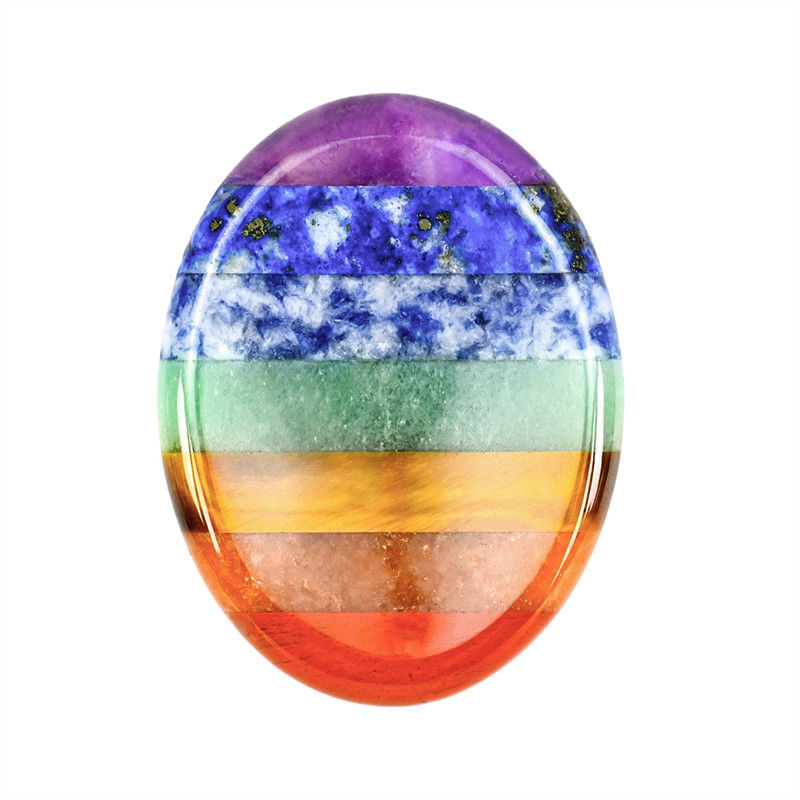 Chakra Balancing Essential Natural Worry Stone Finger Massage Tool com tamanho 45*35*8mm e certificado ISO9001