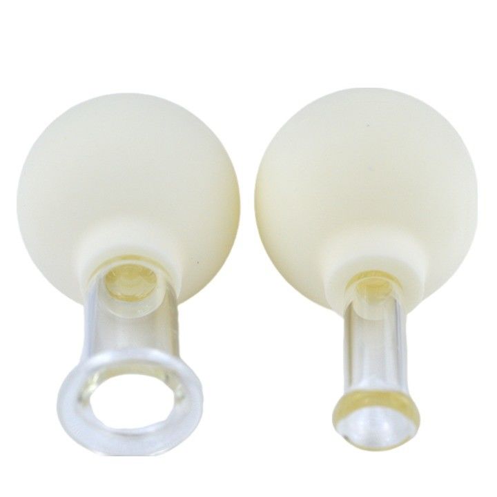 2pcs Face Guasha Remover rugas Cuidados com a pele Spa Salão de beleza Copas de terapia 2024 vidro de silicone Vacuum Sucção Cupping Set