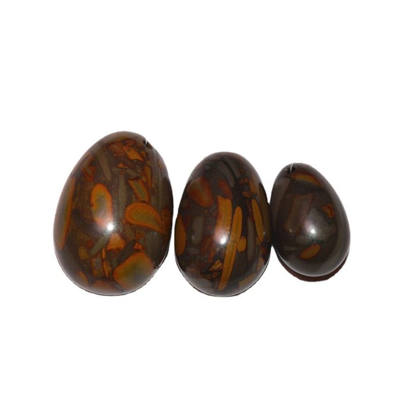 Ovos Yoni de Jade de Pedra Nuwa Tradicional e Natural Lustrada para Cuidados de Saúde OEM ODM e Técnico