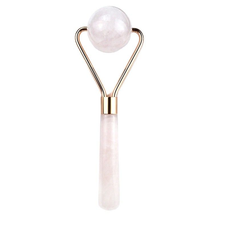 Guasha 100% cristal natural Gua Sha massagista para ferramenta de beleza rosa Massagem facial de cristal rosa