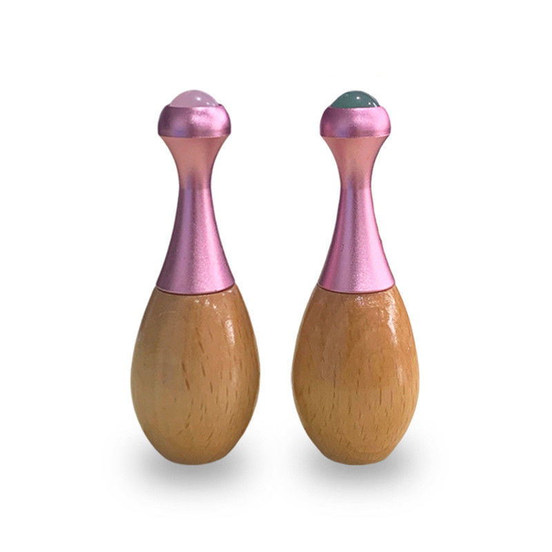 Rodas de massagem facial Gua Sha e ferramentas de cuidados oculares para promover a absorção de creme ocular
