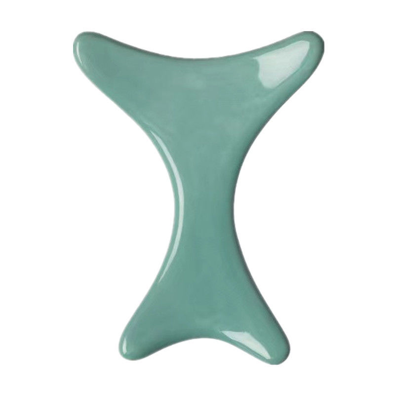 Tabela de raspagem de Gua Sha de corpo cerâmico para drenagem linfática e logotipo personalizado disponível