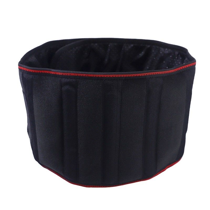 Fisioterapia por infravermelho Compressão quente ajustável Massagem lombar cinturão de apoio para alívio da dor e suporte em Blac