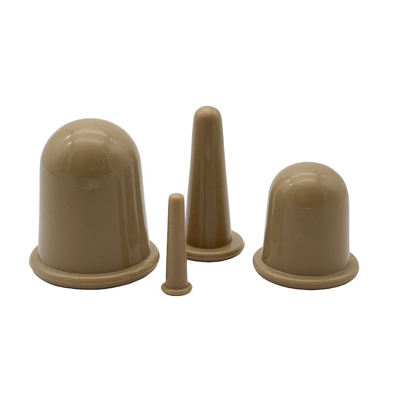 OEM/ODM aceito 4 Pcs Silicone Cupping Set para Facial Cupping Therapy Vacuum Massage Cups