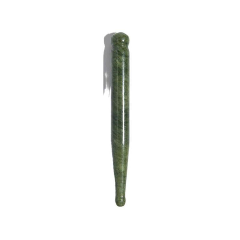 110*12mm Xiuyan Jade Gua Sha Stick A melhor massagem facial e drenagem linfática ferramenta