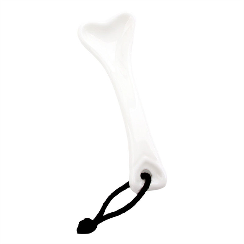 Tabela de cerâmica facial Gua Sha para massagem corporal e cuidados com a pele dos olhos Meridian Dredging Massage Stick