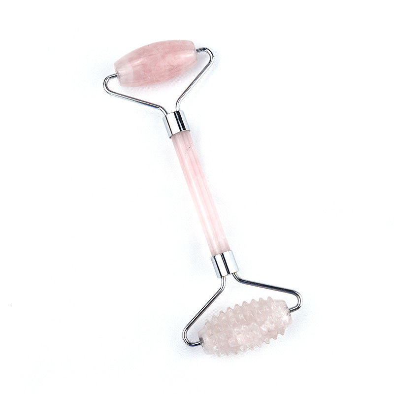 Rose Quartz Facial Guasha Massage Roller Face Gua Sha Beauty Lift Massager Ferramentas para emagrecimento e benefícios anti-envelhecimento