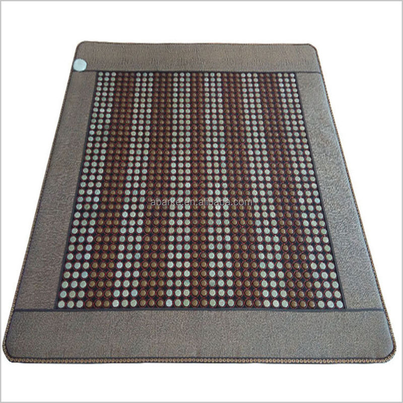 Matelas de massagem térmica de corpo de jade com turmalina e infravermelho de jade 150*190cm Modo de tecnologia avançada n.o abkjm-001