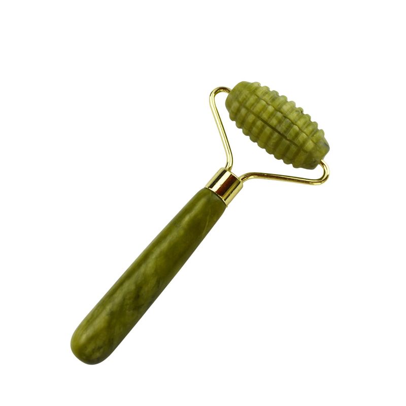 Massagista Facial Xiuyan Jade Double Head Facial Natural Beauty Massage Tool Jade Roller Face Thin Massager Relaxador
