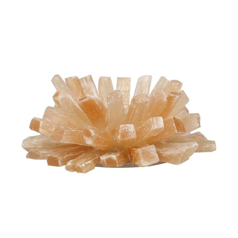 Candeeiro de fluorito amarelo colecionável para decoração residencial Jarros de velas de pedra natural