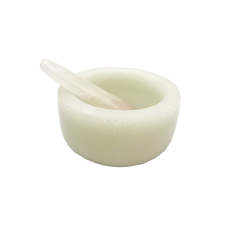 Técnica Polished Natural White Jade Mask Bowl e Spatula Set para a consistência perfeita da máscara