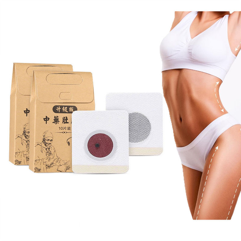 10pcs Eficaz Volume do Corpo Ervas chinesas Perda de Peso Quema de Gordura Plastra de Emagrecimento umbigo Slim Autocolante Desintoxicação
